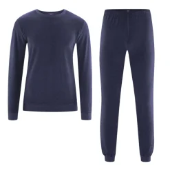 Warmer Herren Frottee Herrenschlafanzug 100 % Bio-Baumwolle