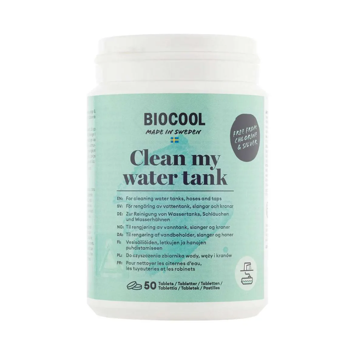 Wassertankreiniger Biocool Clean my water tank, 50 Tbl.