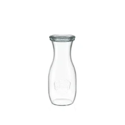 WECK Glaskaraffe 500 ml mit Glasdeckel – 6 Stück