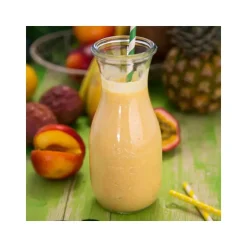 WECK Glaskaraffe 500 ml mit Glasdeckel – 6 Stück