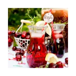 WECK Glaskaraffe 250 ml mit Glasdeckel – 6 Stück