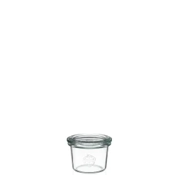 Weck Mini Sturzglas 80 ml / 160 ml mit Glasdeckel - 12 Stück