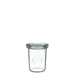 Weck Mini Sturzglas 80 ml / 160 ml mit Glasdeckel - 12 Stück