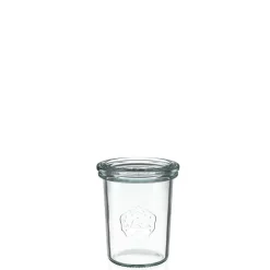 Weck Mini Sturzglas 80 ml / 160 ml mit Glasdeckel - 12 Stück