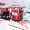 WECK selbstklebende Etiketten für Gläser und Flaschen – 100 Stück