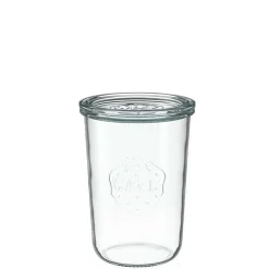 WECK Sturzglas 850 ml mit Glasdeckel – 6 Stück
