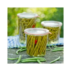 WECK Sturzglas 580 ml mit Glasdeckel – 6 Stück