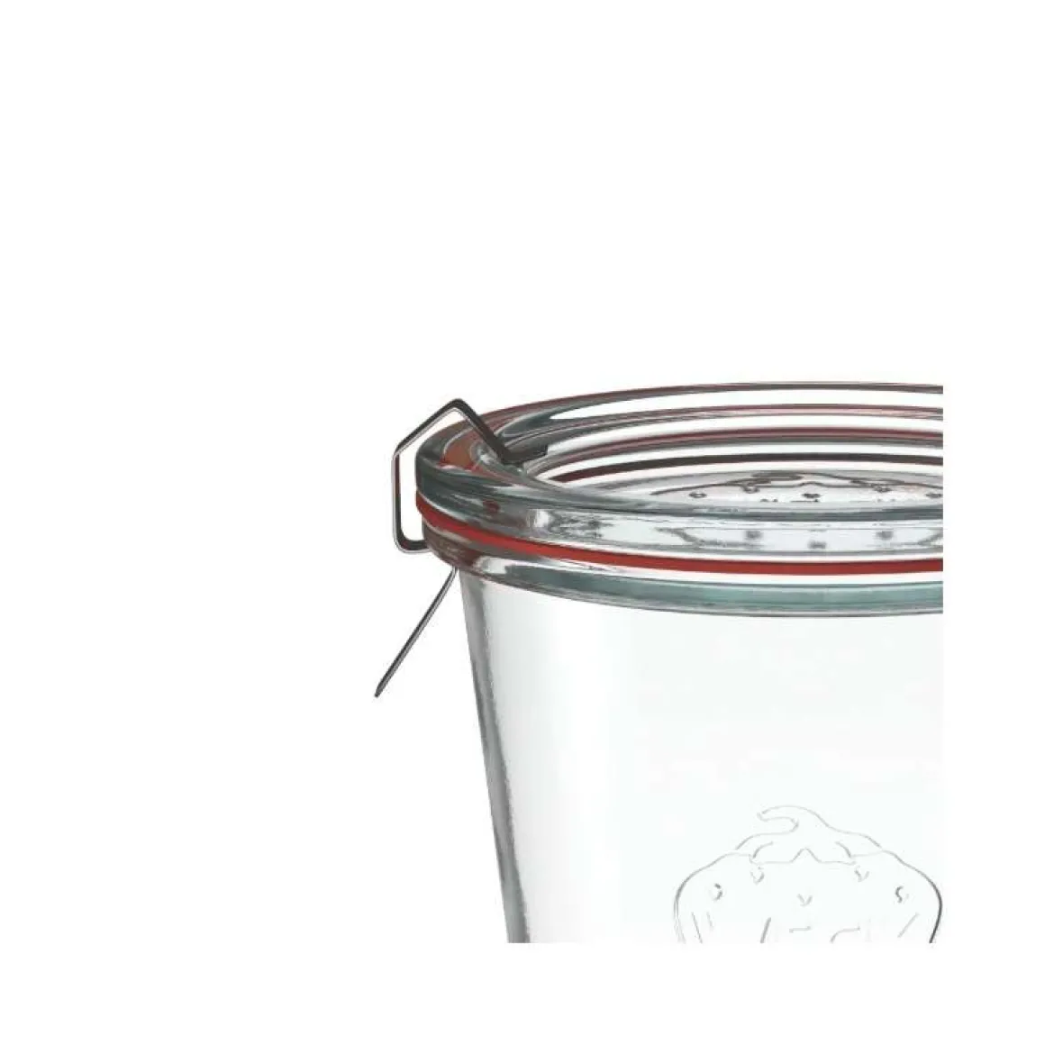 WECK Sturzglas 580 ml mit Glasdeckel – 6 Stück