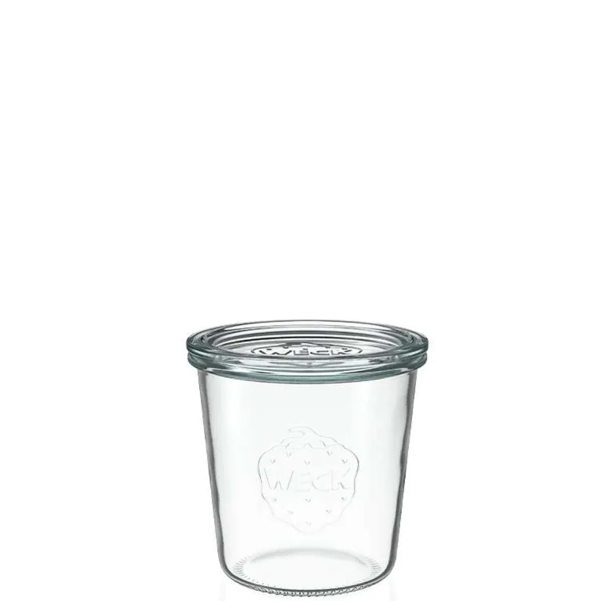 WECK Sturzglas 580 ml mit Glasdeckel – 6 Stück