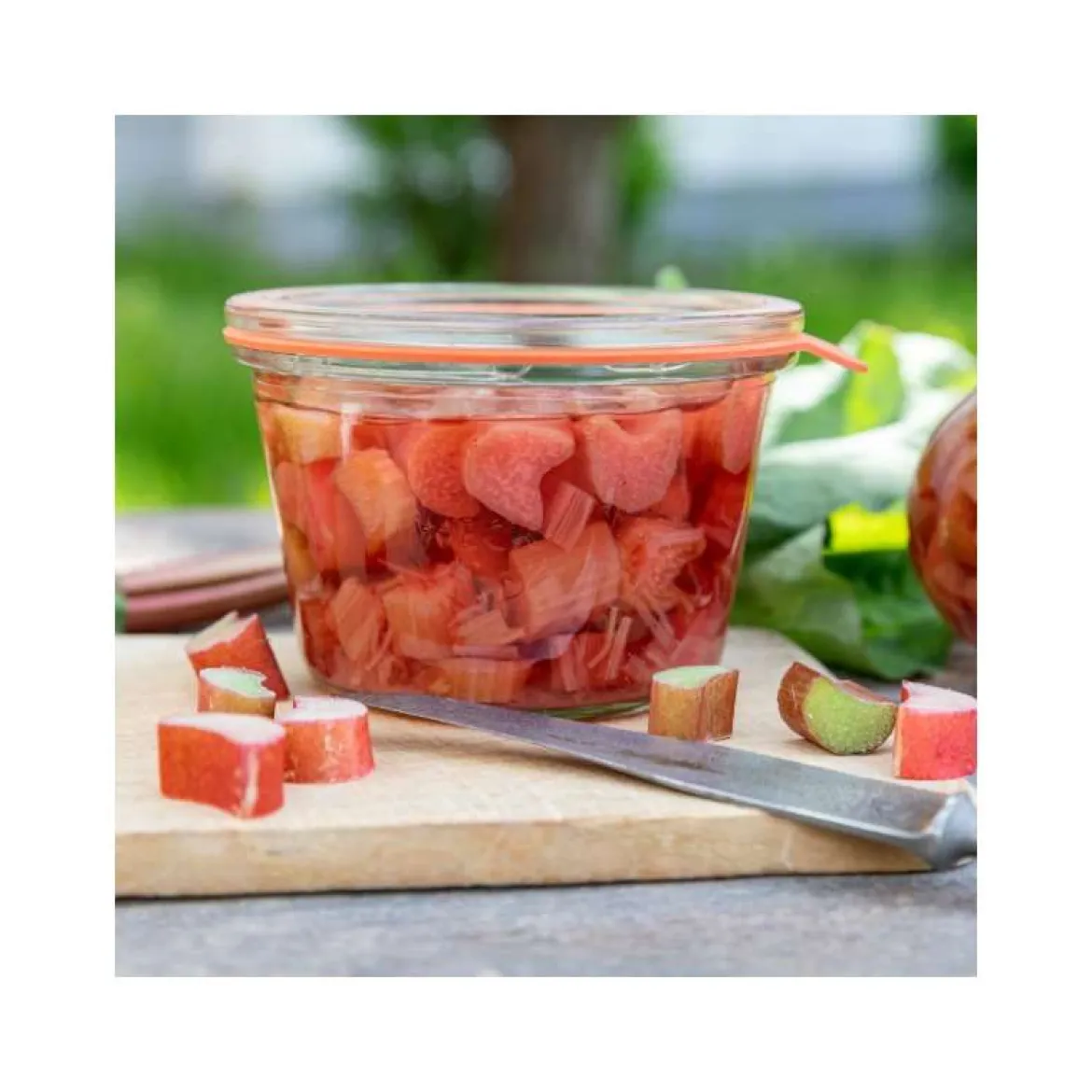 WECK Sturzglas 370 ml mit Glasdeckel – 6 Stück