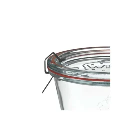 WECK Sturzglas 290 ml mit Glasdeckel – 6 Stück