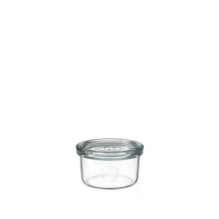 WECK Sturzglas 165 ml mit Glasdeckel – 12 Stück