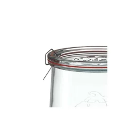 WECK Tulpenglas 1062 ml mit Glasdeckel – 6 Stück