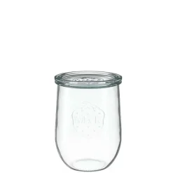 WECK Tulpenglas 1062 ml mit Glasdeckel – 6 Stück