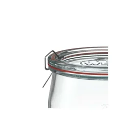 WECK Tulpenglas 580 ml mit Glasdeckel – 6 Stück