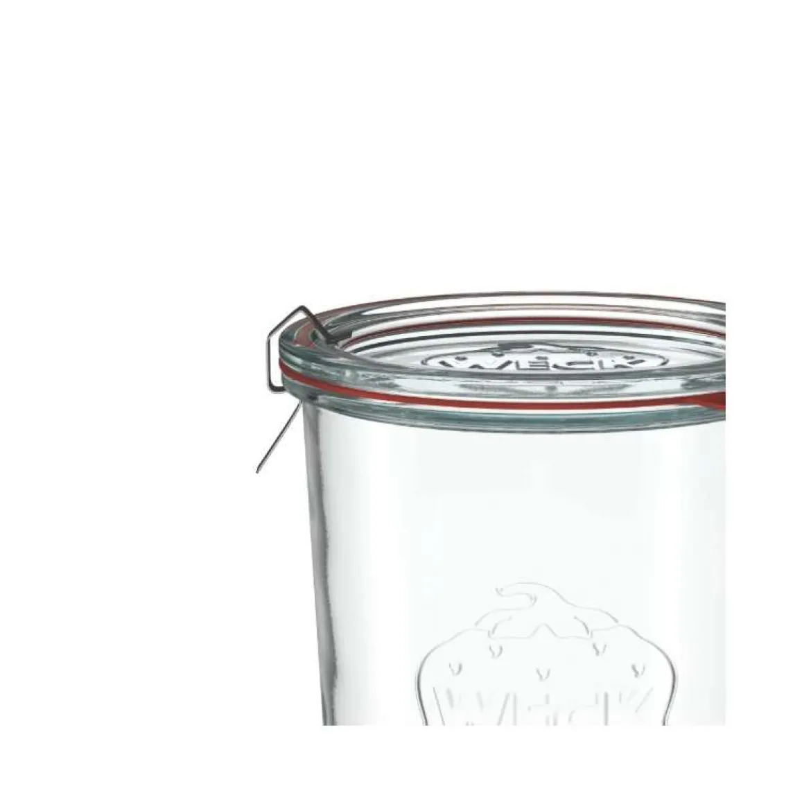 Weck Zylinderglas 340 ml mit Deckel zum Einkochen von Lebensmitteln - 1 Stück