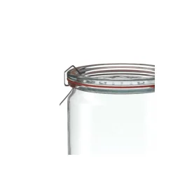WECK Zylinderglas 1040 ml mit Glasdeckel – 6 Stück