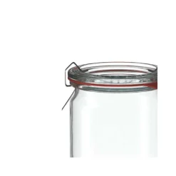 WECK Zylinderglas 600 ml mit Glasdeckel – 6 Stück