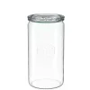 WECK Zylinderglas 1590 ml mit Glasdeckel – 6 Stück