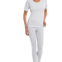 Weiße blickdichte Leggings - Antiwave gegen Elektrosmog