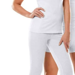 Weiße blickdichte Leggings - Antiwave gegen Elektrosmog