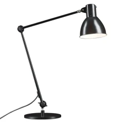 Werkleuchte mit Tischstandfuß, schwarz
