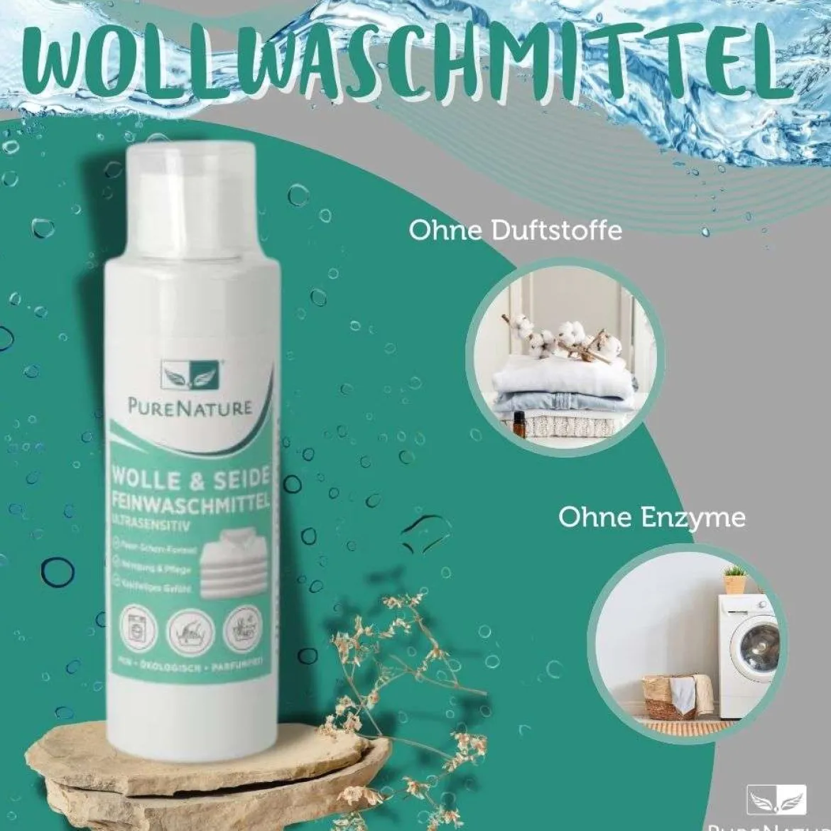 Wollwaschmittel ohne Duftstoffe auch für Wolle & Seide