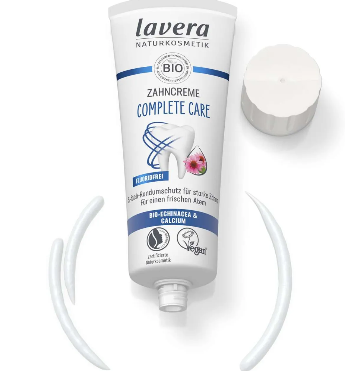 Zahnpasta ohne Titandioxid: Zahncreme von Lavera - Ohne Mikroplastik