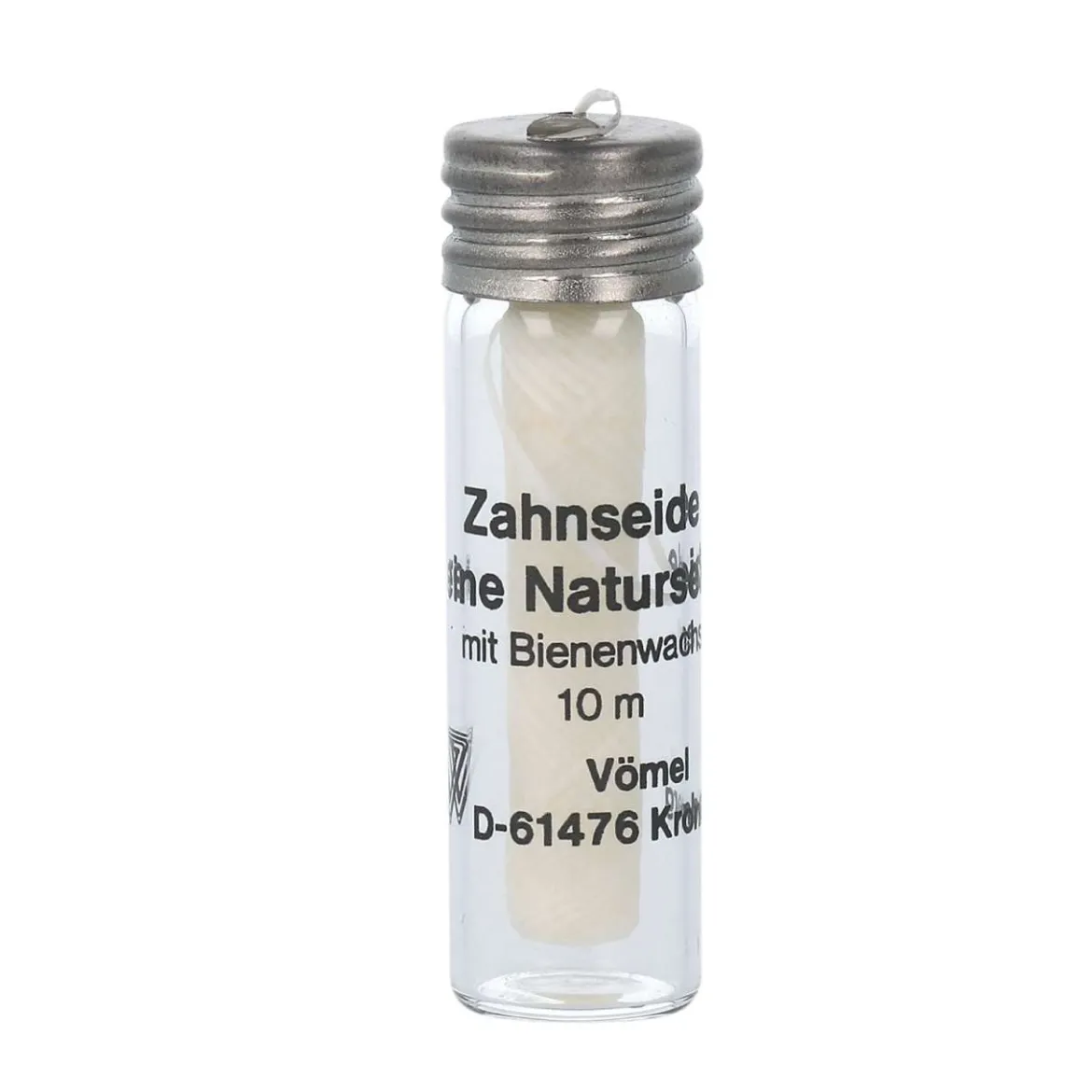 Zahnseide gewachst mit Bienenwachs aus Naturseide, Vömel