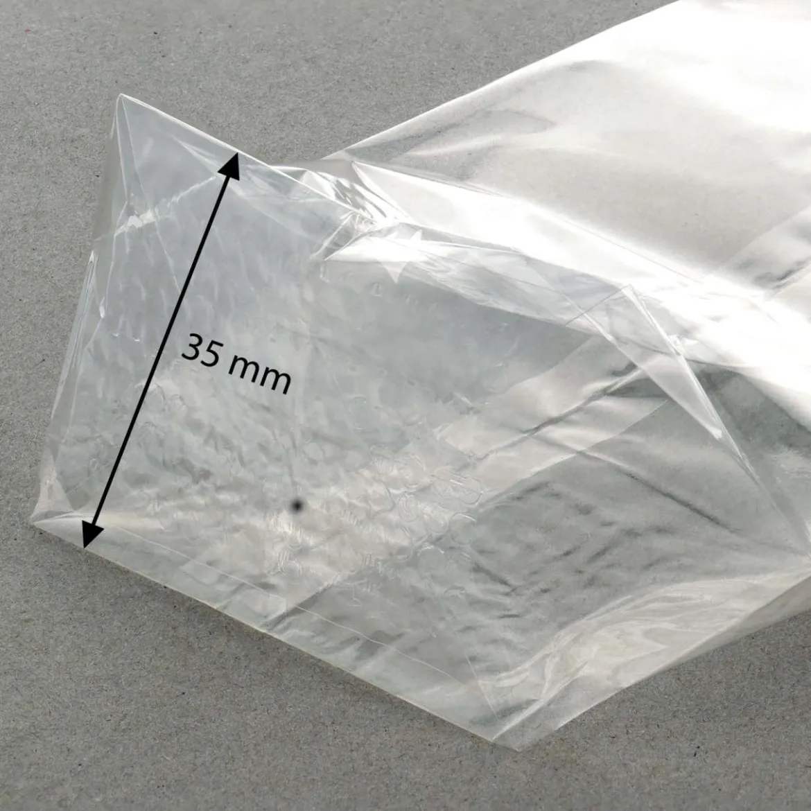 Zellglas Bodenbeutel Cellophan, 100 Stk