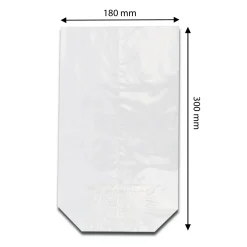 Zellglas Bodenbeutel Cellophan, 100 Stk