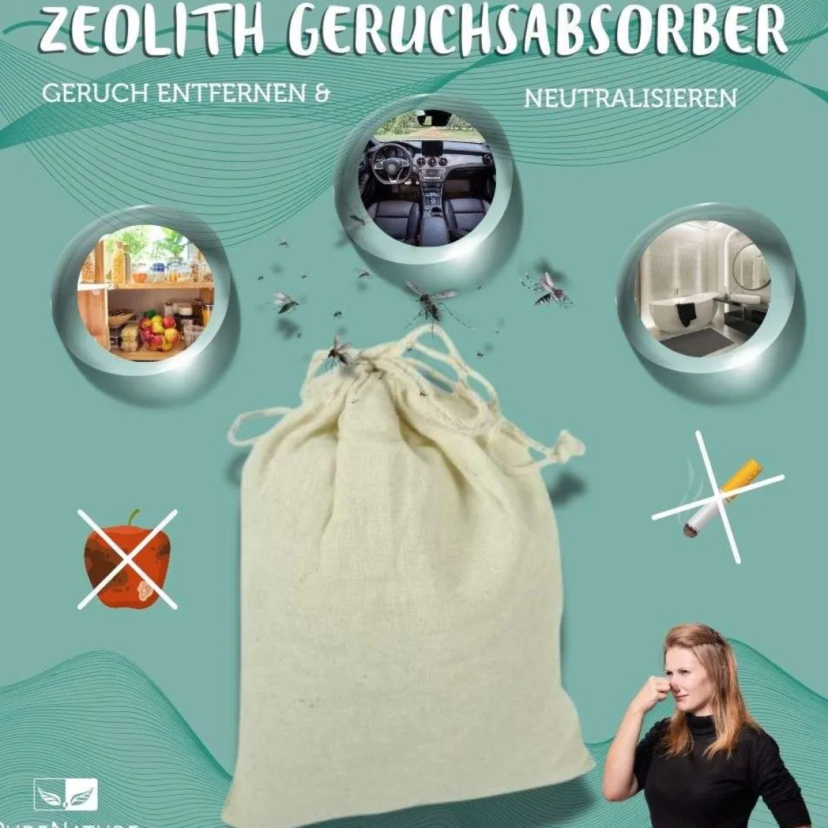 Zeolith Geruchsabsorber: Geruch entfernen & neutralisieren