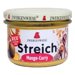 Zwergenwiese Mango Curry Aufstrich: vegan, glutenfrei, lecker!
