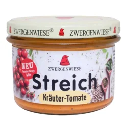 Zwergenwiese Mediterraner Brotaufstrich vegan mit Kräutern