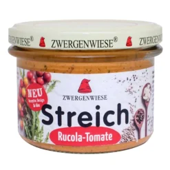 Zwergenwiese Rucola Aufstrich vegan mit Bio Tomaten