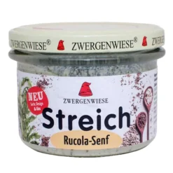 Zwergenwiese Rucola Brotaufstrich mit Senf
